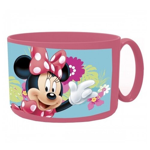 фото Stor кружка минни маус цветы 450 мл розовый