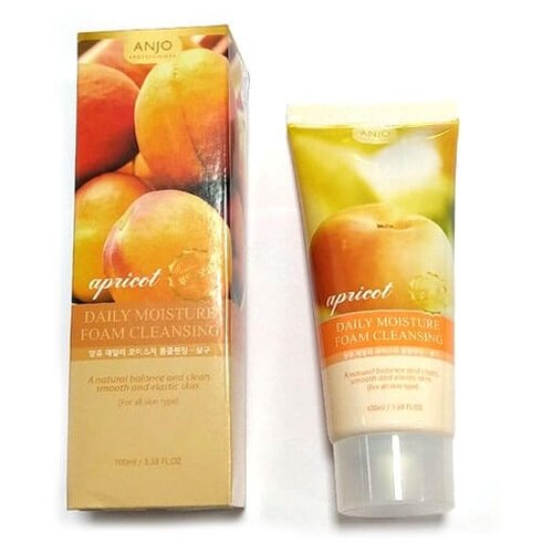 Anjo Professional пенка для умывания с экстрактом абрикоса Apricot Moisture Foam Cleansing, 100 мл, 100 г