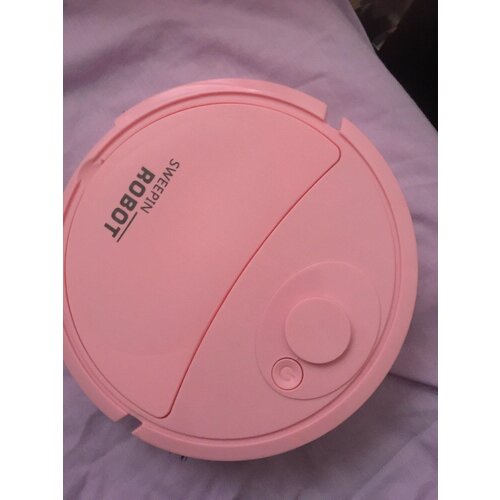 Компактный робот пылесос с влажной уборкой розовый 189000₽