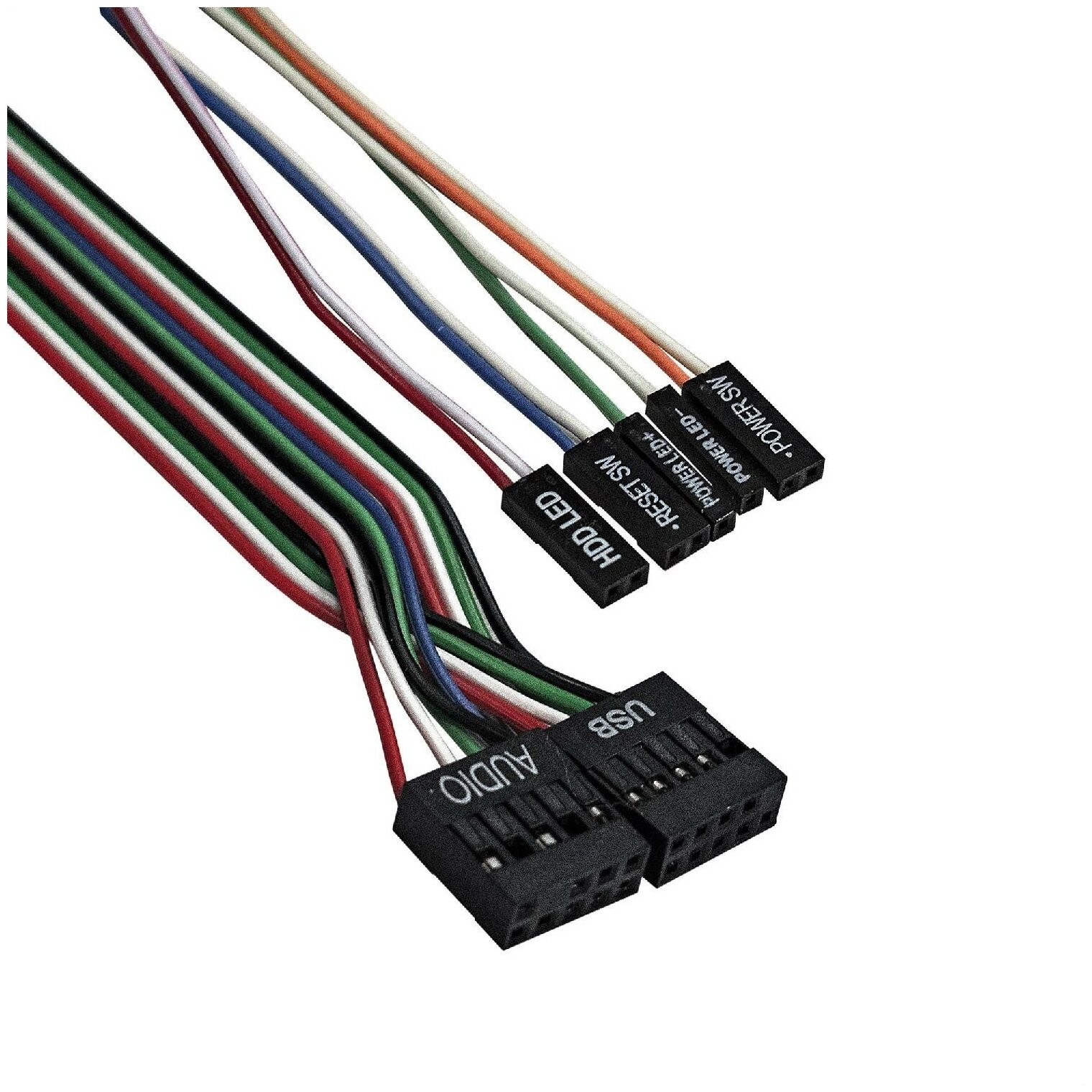 Корпус mATX Exegate Desktop, miniITX, БП M450 с вент. 8см, 2*USB, аудио, черный - фото №3