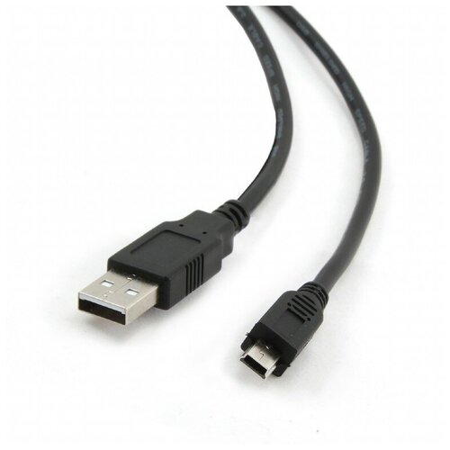 Bion Expert кабели Bion Кабель интерфейсный USB 2.0 AM miniBM, позолоченные контакты, ферритовые кольца, 1.8м, черный BXP-CCP-USB2-AM5P-018