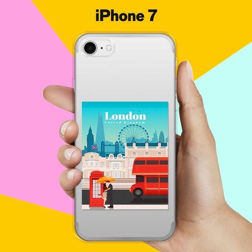 Силиконовый чехол London на Apple iPhone 7 силиконовый чехол london на apple iphone x