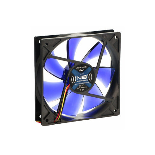 Вентилятор 120x120x25 NoiseBlocker BlackSilentFan ultra quiet XL-2 1500rpm