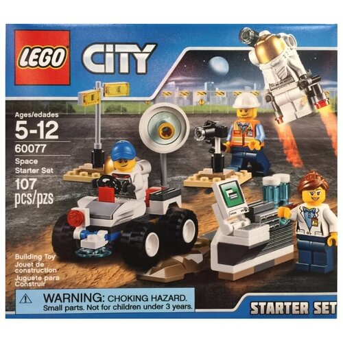 LEGO City 60077 Космос для начинающих, 107 дет. lego city 60088 пожарная охрана для начинающих 92 дет