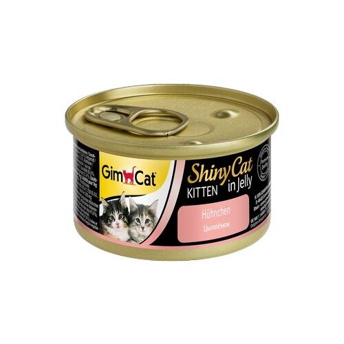 Консервы Gimpet ShinyCat для котят из цыпленка 70 г