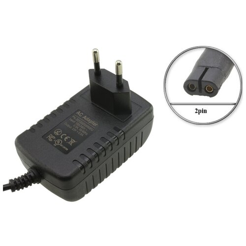 Адаптер (блок) питания 25V, 0.6A, 2pin (ZD12D250060EU, PN12D250060W), зарядное устройство для пылесоса De'Longhi Colombina; Xiaomi Jimmy JV51 адаптер блок питания 25v 0 6a 2pin zd12d250060eu pn12d250060w зарядное устройство для пылесоса de longhi colombina xiaomi jimmy jv51