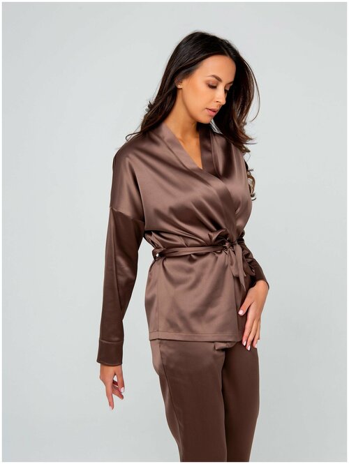 Пиджак RAPOSA, размер 44, коричневый