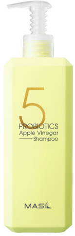 Бессульфатный шампунь Masil 5 probiotics apple vinegar с проботиками и яблочным уксусом, 500 мл