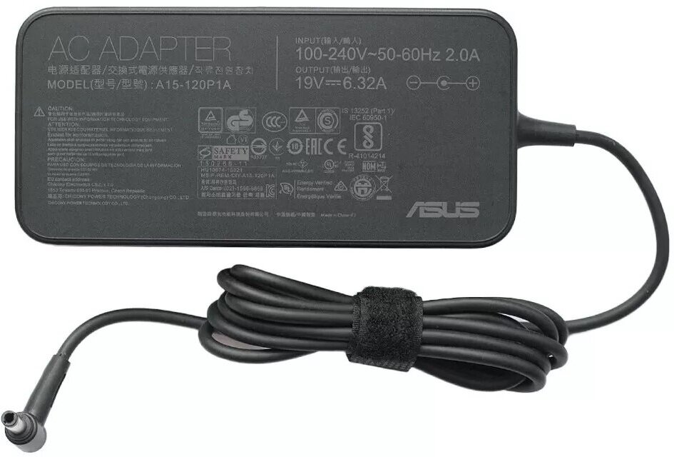 Блок питания для ноутбука Asus N550 N551 N552 N580 N752 (19V 6.32A 120W штекер 5.5x2.5)