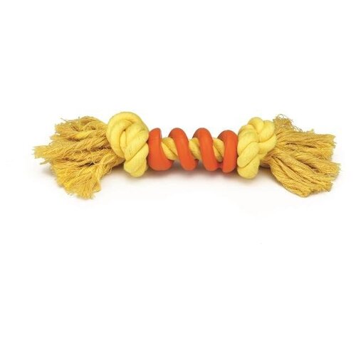 Канат для собак Beeztees со спиралью 30 см (392114) желтый/оранжевый
