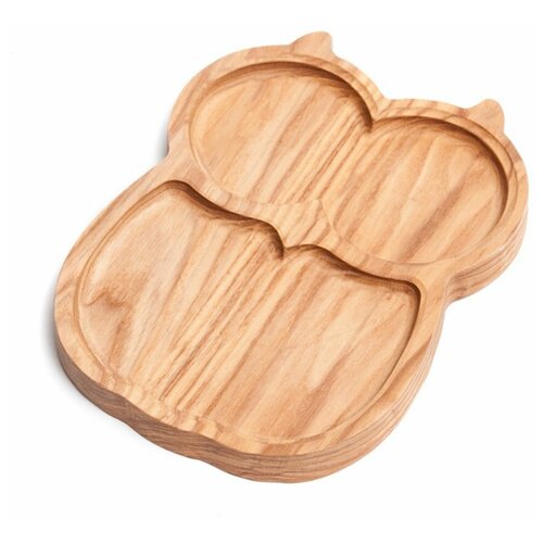 фото Деревянная доска для подачи блюд « сова», светлый ясень, drevmade