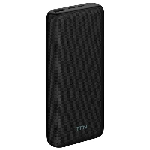 фото Внешний аккумулятор tfn 10000mah slim duo lcd черный
