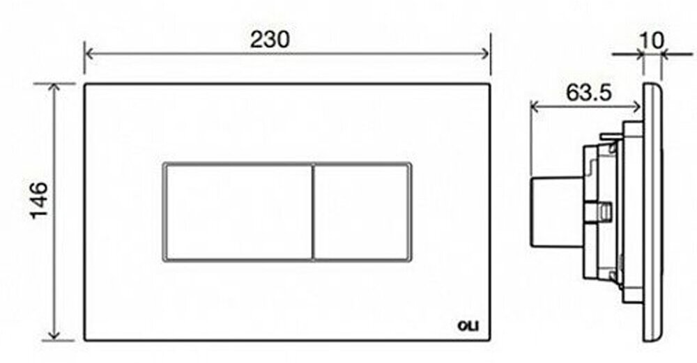 Инсталляция для унитаза Oli Eco Sanitarblock 879235 - фотография № 9