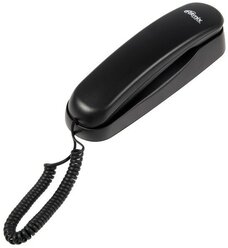 Проводной телефон Ritmix RT-002, пауза, повтор, импульсный набор, черный