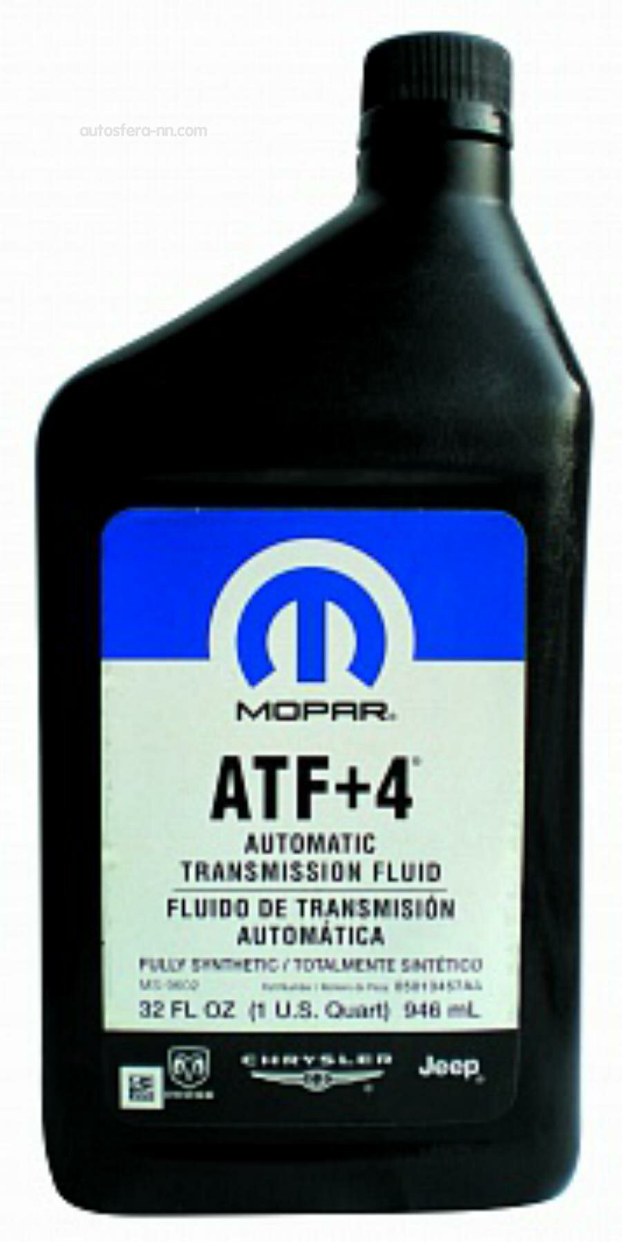 Масло трансмиссионное ATF CHRYSLER-DODGE-JEEP Синтетическое 0.946л. CHRYSLER / арт. 68218057AA - (1 шт)