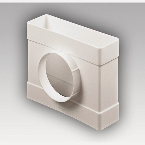 Изображение товара Тройник трубы ERA 620ТФ10П, горизонтальный, прямоугольный, ABS-пластик, белый