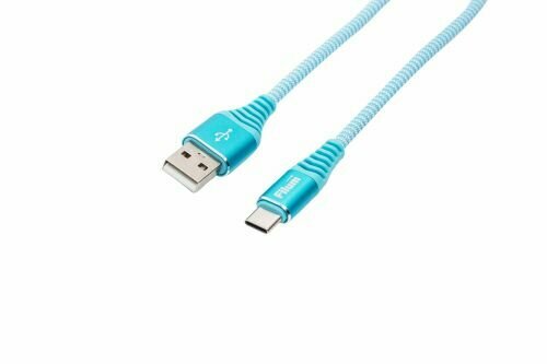 Кабель интерфейсный USB 2.0 Filum FL-CPro-U2-AM-CM 2A алюминиевые разъемы: USB A male- USB Type С male нейлоновая оплетка пакет