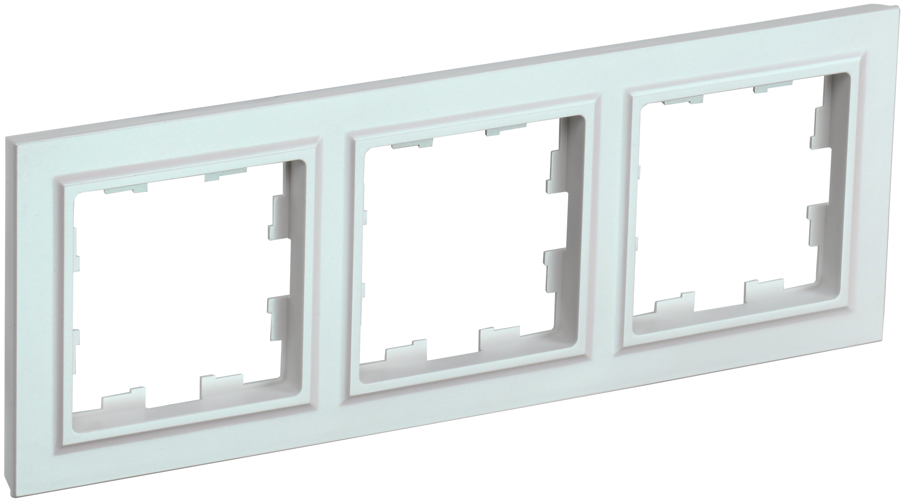 Рамка IEK "BRITE" РУ-3-БрЖ, 3 поста, жемчуг, термопласт, IP20
