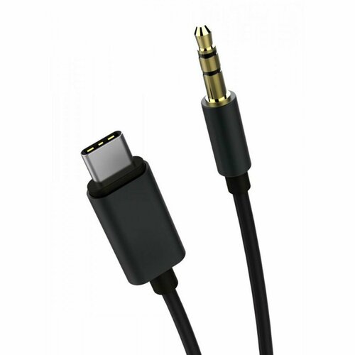 Шнур Jack3,5мм - USB TYPE C 1м atcom usb type c jack 3 5 mm at2809 0 1 м серебристый