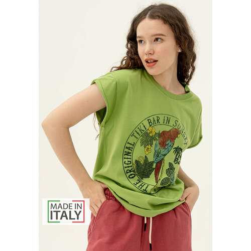 Футболка Bowery NYC, размер XS, зеленый