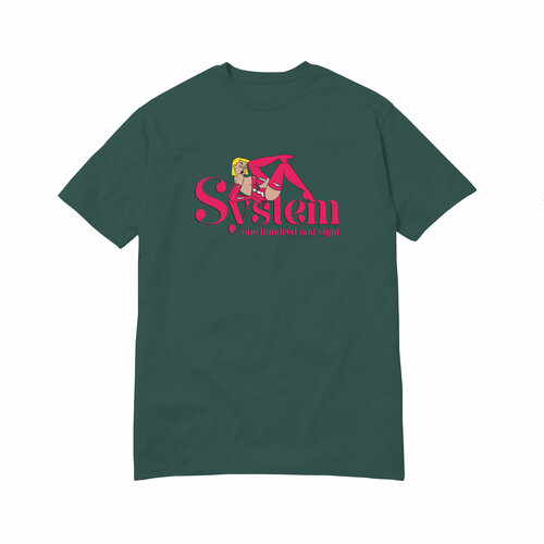 Футболка System 108, размер 50, зеленый