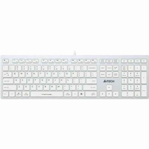 Клавиатура A4Tech Fstyler FX50 белый USB slim Multimedia клавиатура a4tech fstyler fx50 белый usb slim multimedia fx50 white