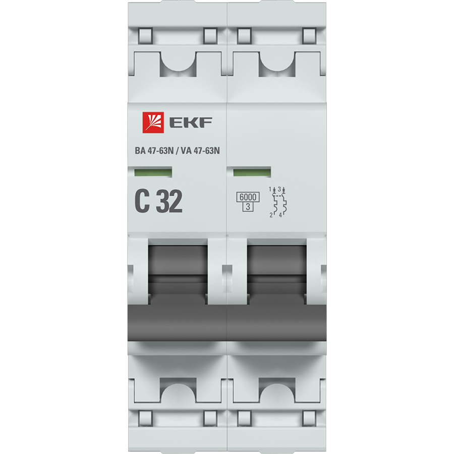 Автомат 2П 32А С 6кА PROxima EKF M636232C