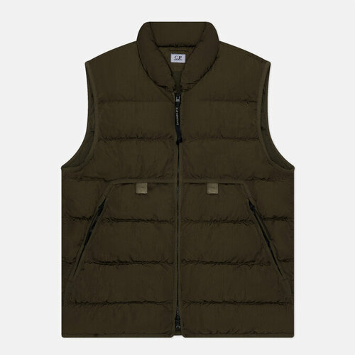 фото Жилет c.p. company, размер 52, зеленый