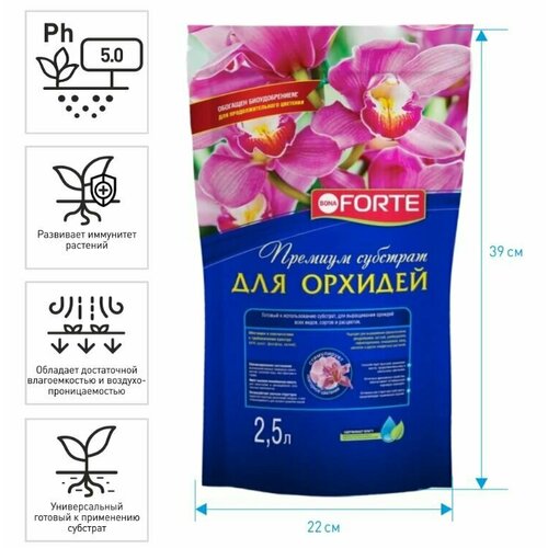 Субстрат для орхидей 2,5 л