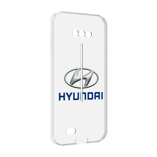 Чехол MyPads hyundai 4 мужской для Doogee S41 / S41 Pro задняя панель накладка бампер