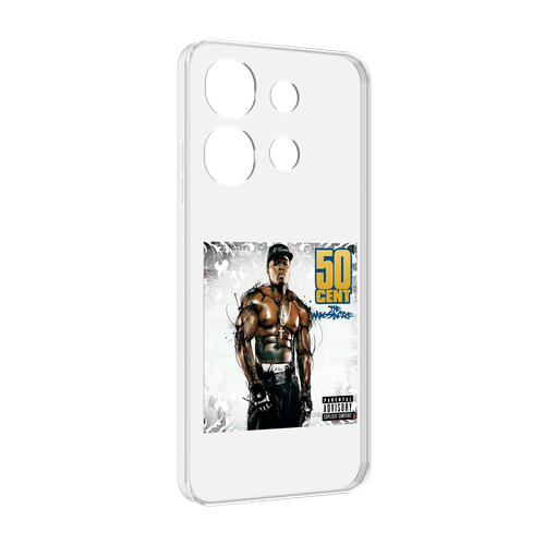 Чехол MyPads 50 Cent - The Massacre для Tecno Spark Go 2023 (BF7) / Tecno Smart 7 задняя-панель-накладка-бампер