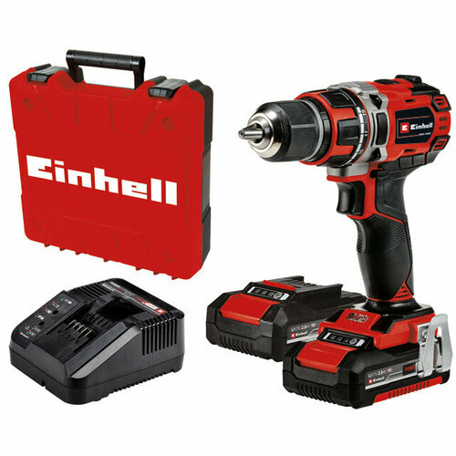 Дрель-шуруповерт EINHELL TE-CD 18/50LiBL 50Нм 18В 2Ач 2 АКБ Power x-change