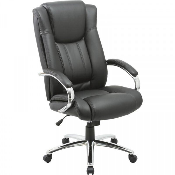 Кресло руководителя Easy Chair 561 TR черное, рециклированная кожа, металл