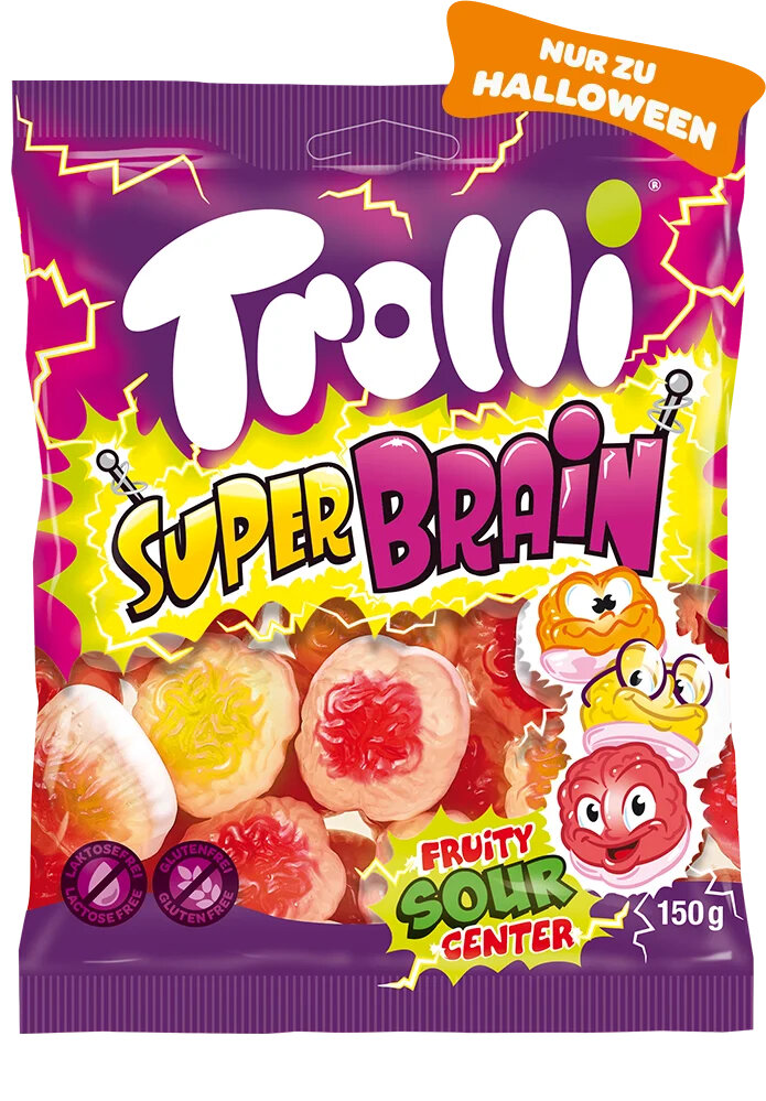 Мармелад жевательный"Супер Мозг" 100гр TROLLI/Германия