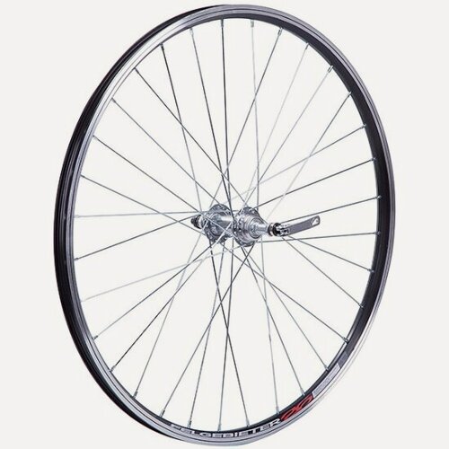 Изображение товара Колесо заднее Felgebieter 26", двустен. обод 32 отв, втулка SF-A09R сталь под V-brake, эксцентрик под трещетку 6-8 ск.