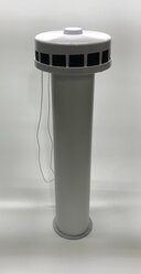 Клапан Инфильтрации Воздуха Airone КИВ 100 0.5м с выходом стенным из нержавеющей стали