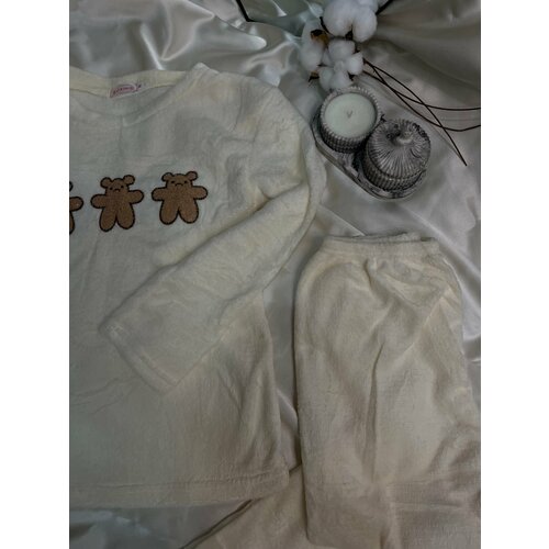 Пижама , размер L, бежевый