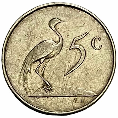 Южная Африка (ЮАР) 5 центов 1965 г. (Suid Afrika) (2) южная африка юар 20 центов 1965 г suid afrika