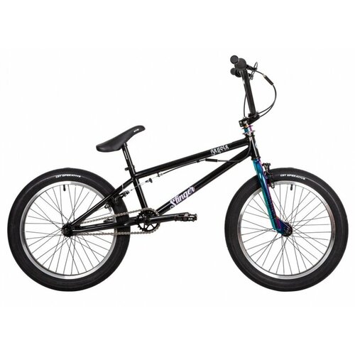 Велосипед 20 Stinger BMX CANSTA неоновый/хром NC1 велосипед stinger graffiti 20 2021 велосипед bmx stinger 20 graffiti белый сталь размер 10