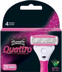 WILKINSON Кассеты 3шт Quattro