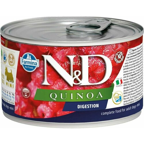 Влажный корм для собак Farmina N&D Dog Quinoa с ягненком фенхелем и киноа для поддержки пищеварения для мелких пород 140 х 2шт
