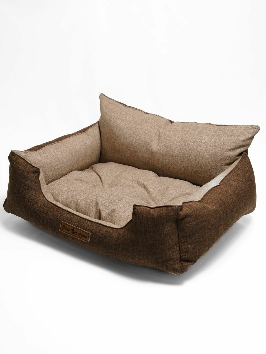 Лежанка-диван 60х55х25см для собак, кошек со съёмной подушкой - фотография № 1