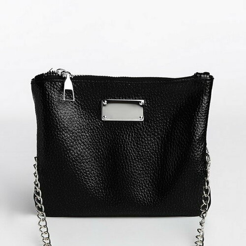 фото Сумка клатч сима-ленд, черный сима-лэнд