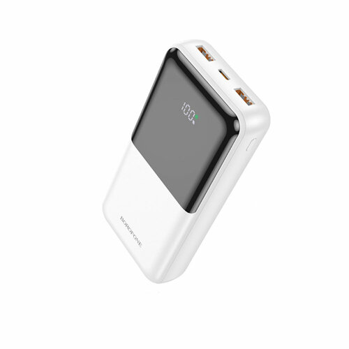 Аккумулятор внешний Borofone BJ36A Time 20000mAh PD 20Вт цвет белый 163700₽