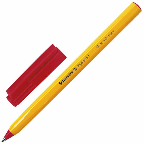 Ручка шариковая неавтоматическая SCHNEIDER Tops 505F однораз. крас, 50 шт.