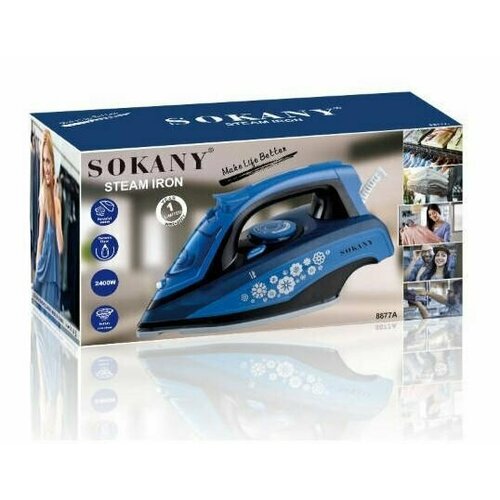 Электрический паровой утюг Sokany 8877A на 2400W 189900₽