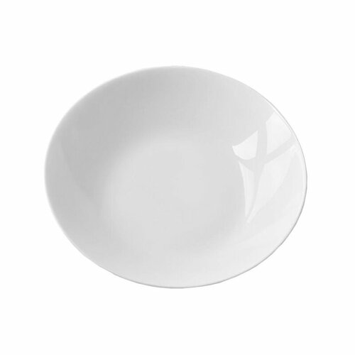 Тарелка суповая 230мм, белая, опаловое стекло Сфера 6шт/уп