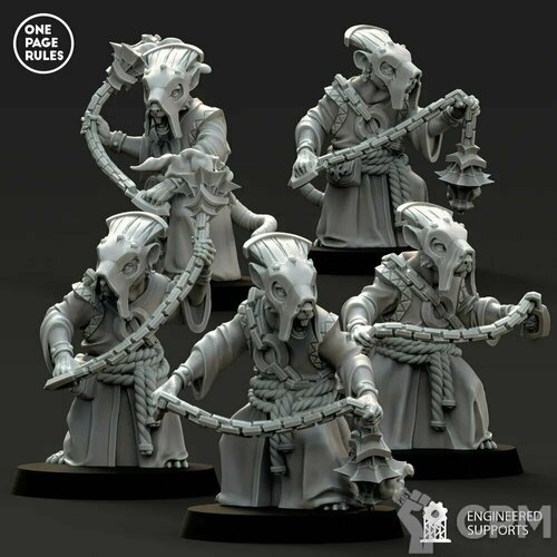 warhammer skaven monks com group отряд скавенов монахов Warhammer Skaven Monks/Скавены Монахи