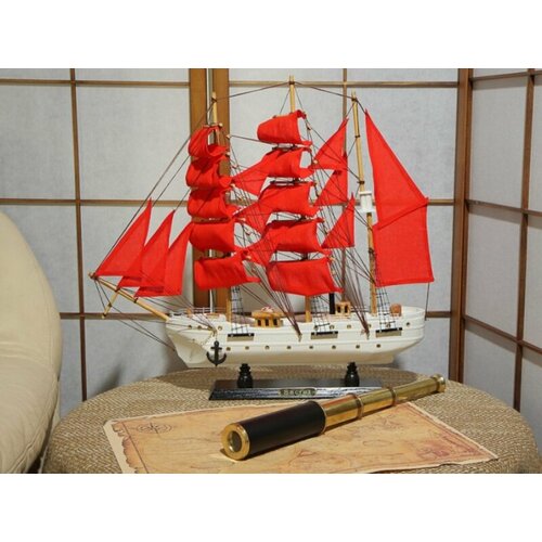 Модель парусника Secret (Алые Паруса) 50 см KSVA-MM-YQY-128650