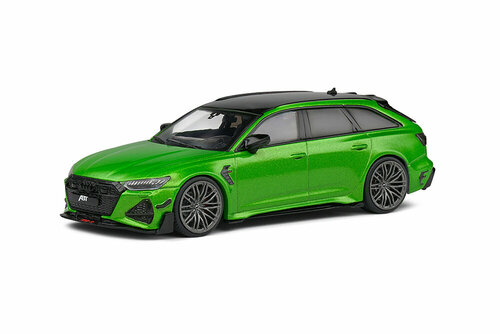 Audi abt rs 6-R avant 2022 green metallic black / ауди абт